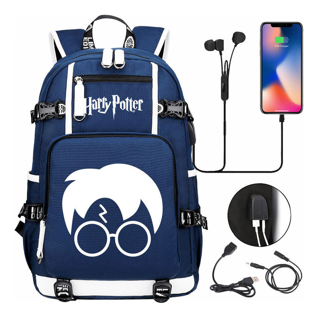 Magic School Usb Youth Student Backpack For Men And Women Leisure Travel Backpack