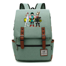 Animation My Hero College Prints Schoolbags For Young Students And Classic Backpacks With Belt Buckles For Men And Women.
