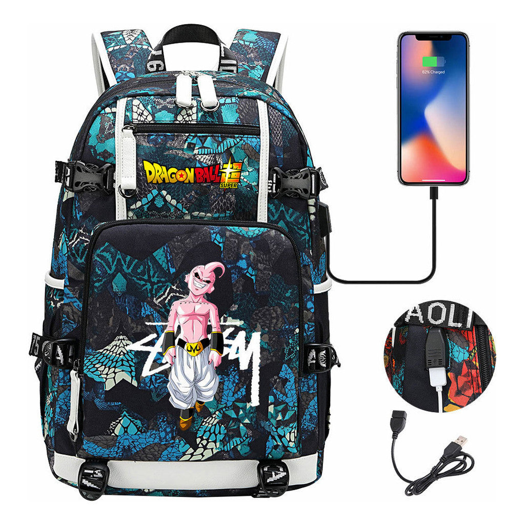 Fashionable Sun Wukong Usb Large Capacity Youth Student Backpack Leisure Travel Backpack
