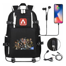 Game Apex Hero Print Usb Large Capacity Youth Student School Bag Men's And Women's Leisure Travel Backpack