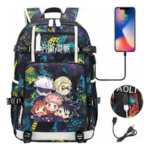 Printed Usb Youth Student Backpack For Men And Women's Leisure Large Capacity Travel Backpack