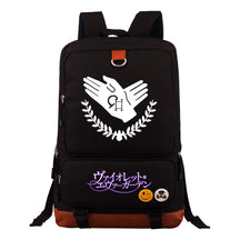 Violet Eternal Garden Printed Youth Student School Bag Large Capacity Travel Bag Men's And Women's Backpack