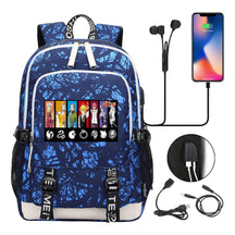 Junior Student Backpack Usb Leisure Backpack For Boys And Girls
