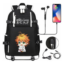 Promised Dream Island Usb Large Capacity Youth Student Backpack For Boys And Girls Leisure Travel Backpack