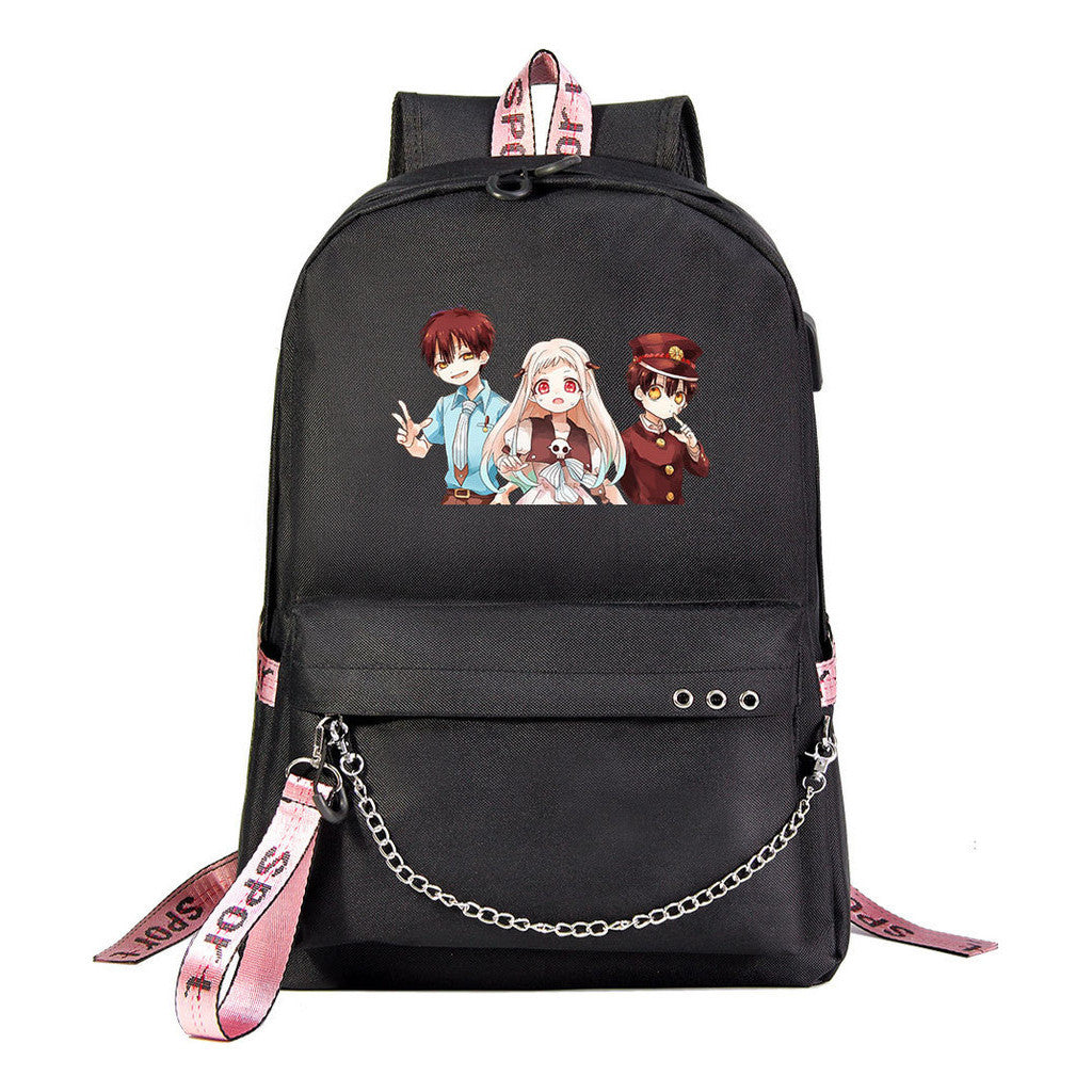 Usb Youth Student Backpack For Boys And Girls Leisure Travel Backpack