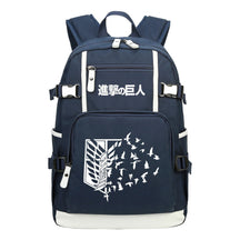 Giant Winged Soldier Captain Of Anime Attack Student Backpack, Leisure Travel Backpack