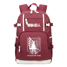 Giant Winged Soldier Captain Of Anime Attack Student Backpack, Leisure Travel Backpack