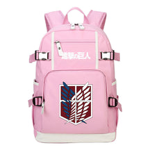 Giant Wings Of Anime Attack, Youth Student School Bag, Men's And Women's Backpack, Leisure Travel Backpack
