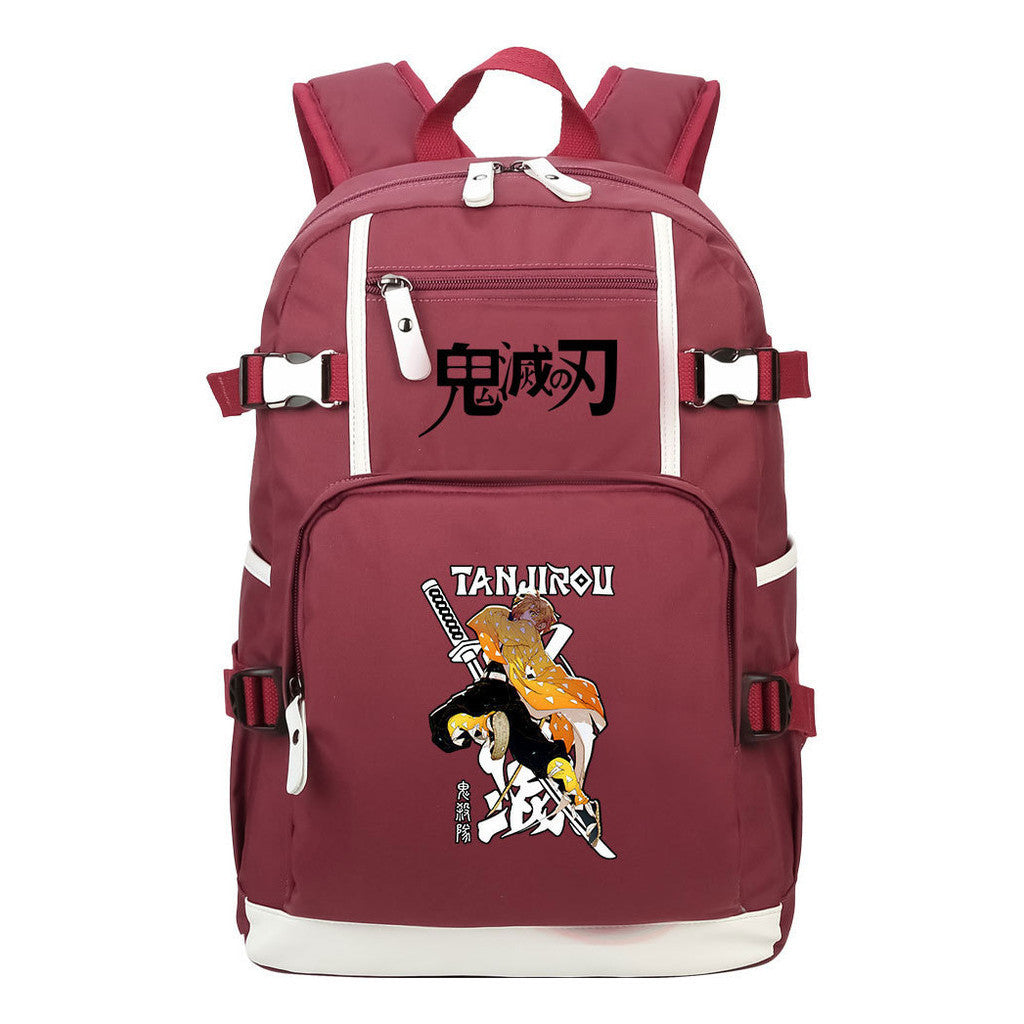 Anime Youth Student School Bag Men's And Women's Backpack Leisure Travel Backpack