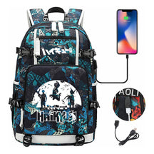 Volleyball Youth Usb Large Capacity Youth Student School Bag Men's And Women's Leisure Travel Backpack