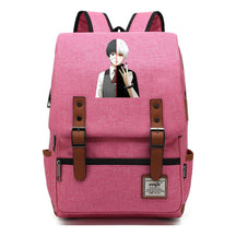 Tokyo Ghoul Student School Bag Men's And Women's Leisure Belt Buckle Backpack
