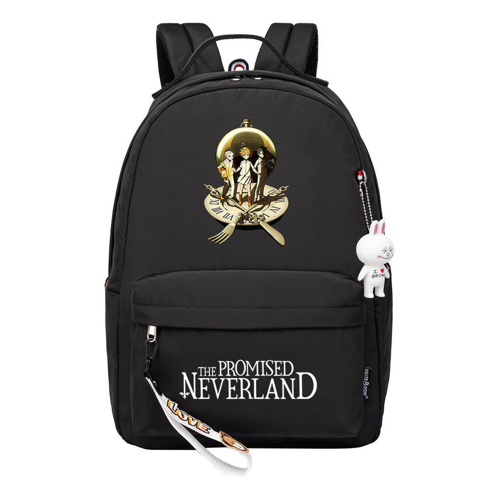 Printed Teenage Student Backpack, Casual Bag, Girl Backpack