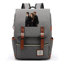 Academy Of Magic Print Teen Student School Bag For Men And Women Casual Belt Buckle Classic Backpack