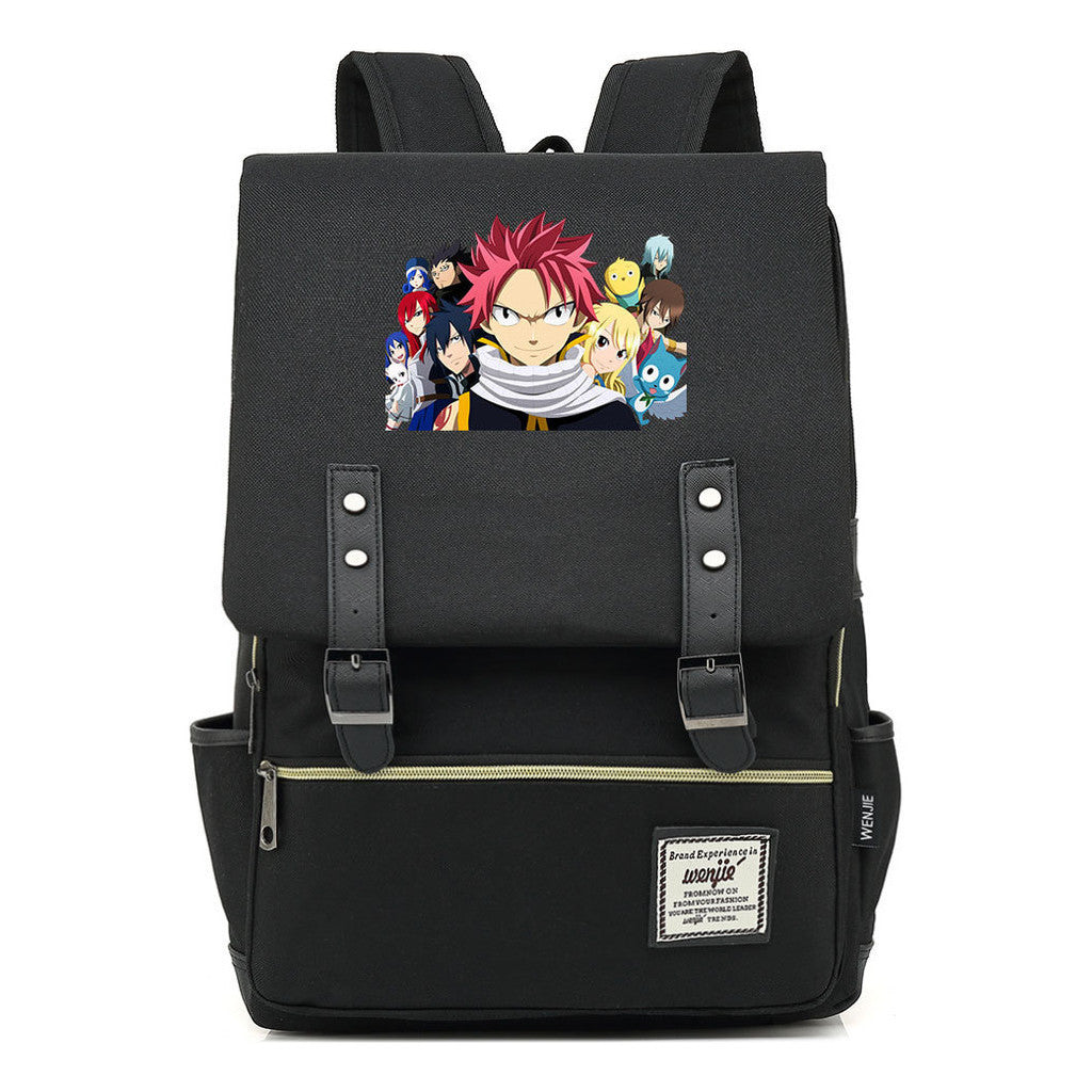 Printed Schoolbags For Men And Women Leisure Belt Buckle Classic Backpack