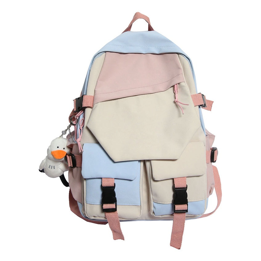 Printed USB Youth Student School Bag Leisure Large Capacity Travel Backpack