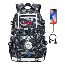 Printed Usb Youth School Bag Backpack Leisure Travel Backpack