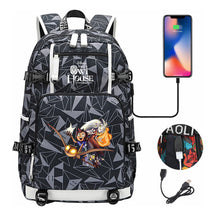 Anime Owl Magic Print Youth Student School Bag Backpack Leisure Travel Backpack