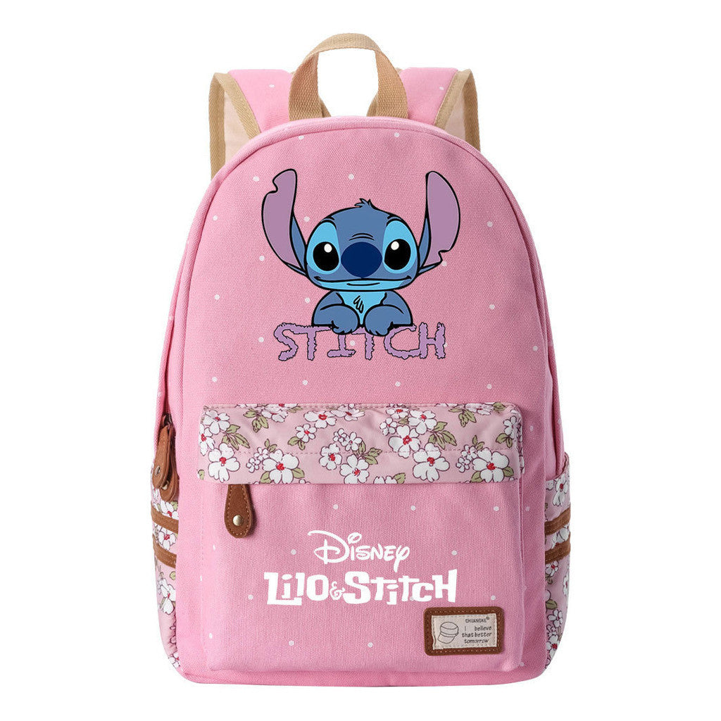 Printed Teenage Student Backpack For Men And Women's Leisure Backpack