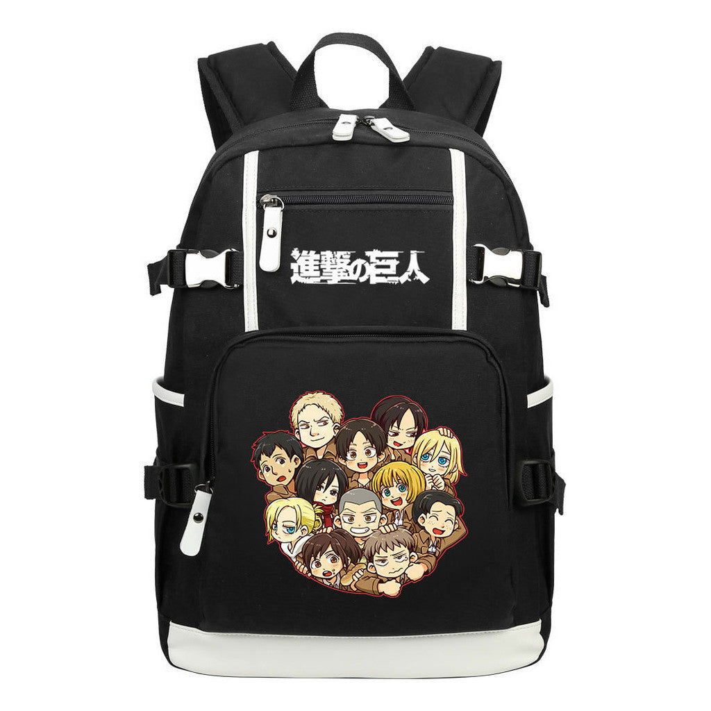 Giant Soldier Captain Alan Of Anime Attack Student Backpacks, Men's And Women's Backpacks, Leisure Travel Backpacks, Backpacks