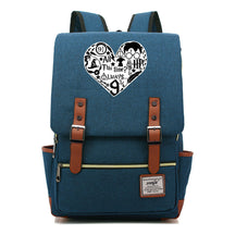 School Of Witchcraft And Wizardry Printed Youth Student School Bag Casual Belt Buckle Classic Backpack