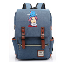 Printed Schoolbag Leisure Belt Buckle Classic Backpack For Young Students