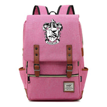 School Of Witchcraft And Wizardry Printed Youth School Bag Casual Belt Buckle Classic Backpack 38*27*12.5cm