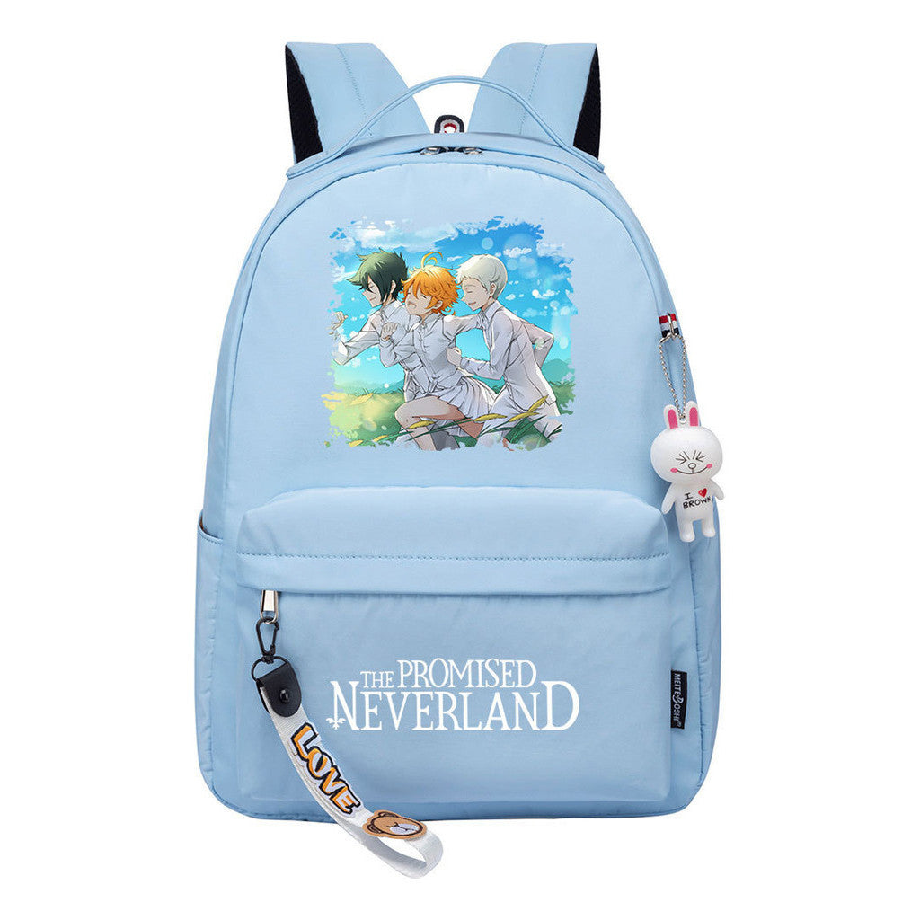 Printed Teenage Student Backpack, Casual Bag, Girl Backpack