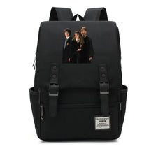 Academy Of Magic Print Teen Student School Bag For Men And Women Casual Belt Buckle Classic Backpack
