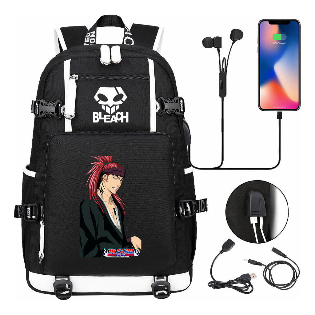 Printed Usb Youth Student Backpack For Men And Women's Leisure Travel Backpack