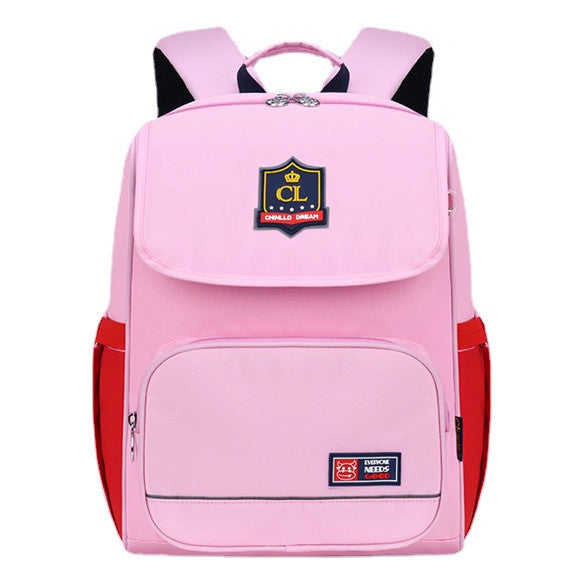 Primary School Backpack With Reduced Load, Spine Protection, And Water Splashing Prevention Backpack