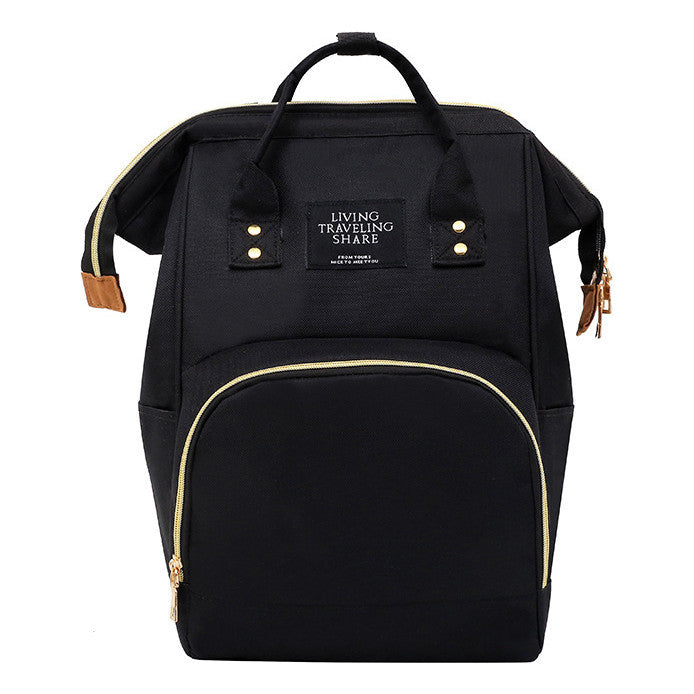 Mother And Baby Bag, Simple And Large Capacity, Portable Backpack, Multifunctional, Fashionable, Casual Backpack, Mommy Bag