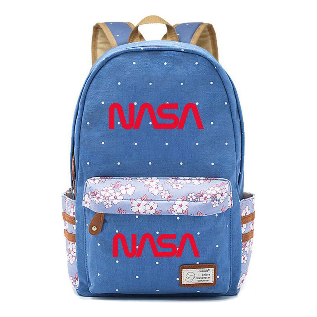 Fashionable Printed Student Backpack From Nasa, Casual Backpack