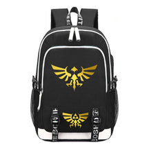 Golden Usb Youth Student Backpack For Leisure Sports Backpack