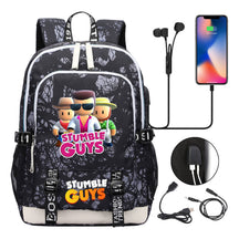 Printed Student Backpack Usb Leisure Backpack