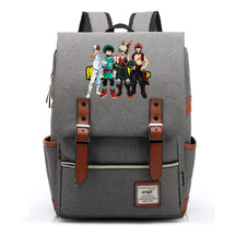Anime My Heroes Academy Printed Youth Student Backpack Men's And Women's Leisure Belt Buckle Classic Backpack