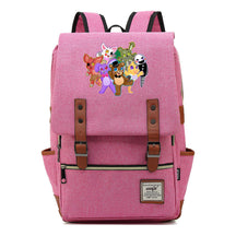 Toy Bear Printed Teenage Student Backpack For Men And Women, Casual Belt Buckle, Classic Backpack