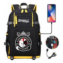 Bullet Theory Breaks Usb Large Capacity Youth Student Backpack Men's And Women's Leisure Travel Backpack