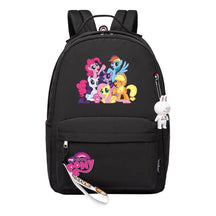 Cartoon Pony Unicorn Printed Youth Student School Bag Men's And Women's Leisure Bag Women's Backpack