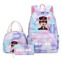 Teenage Student Girl Backpack Lunch Bag Three Piece Set Backpack Set