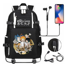 Promised Dream Island Usb Large Capacity Youth Student Backpack For Boys And Girls Leisure Travel Backpack