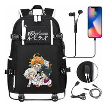 Promised Dream Island Usb Large Capacity Youth Student Backpack For Boys And Girls Leisure Travel Backpack