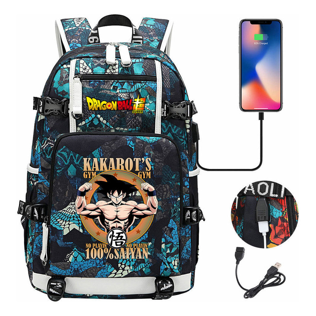 Usb Large Capacity Youth Student Backpack For Men And Women's Leisure Travel Backpack