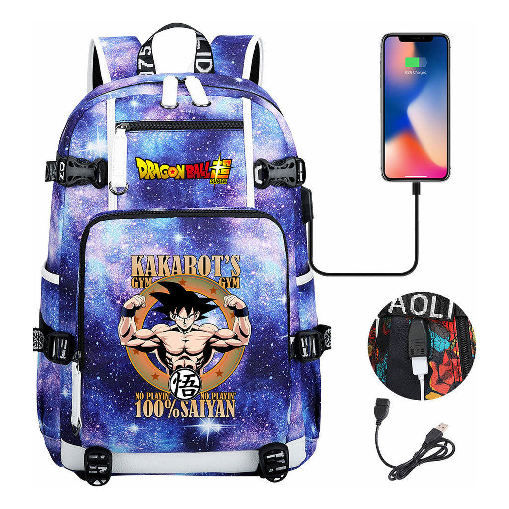Usb Large Capacity Youth Student Backpack For Men And Women's Leisure Travel Backpack