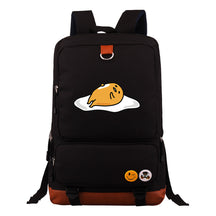 Cartoon Anime Lazy Egg Youth Student Backpack With Large Capacity Travel Bag For Boys And Girls Backpack