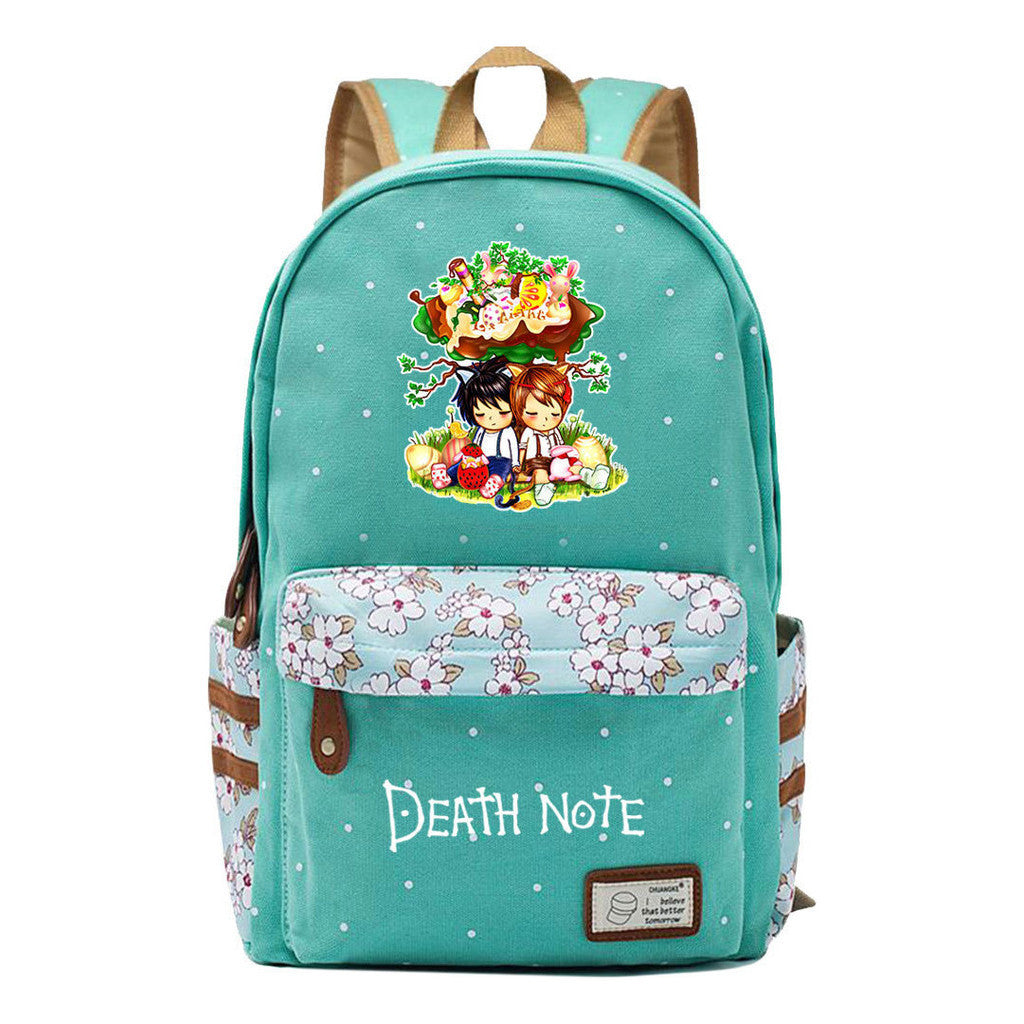 Death Note Night God Moon Youth Girl Student School Bag Leisure Backpack