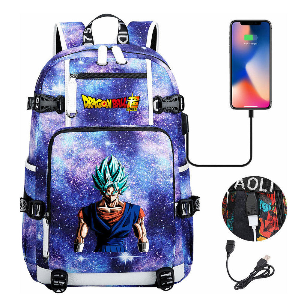 Sun Wukong Usb Large Capacity Youth Student Backpack For Leisure Travel Backpack