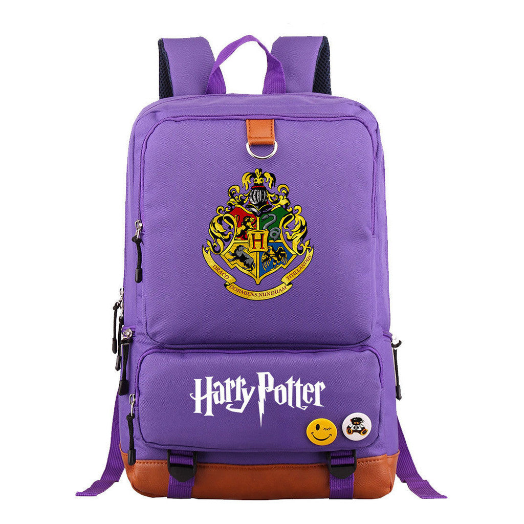 School Of Witchcraft And Wizardry Youth Student School Bag Large Capacity Travel Bag Men's And Women's Backpack
