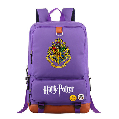 School Of Witchcraft And Wizardry Youth Student School Bag Large Capacity Travel Bag Men's And Women's Backpack