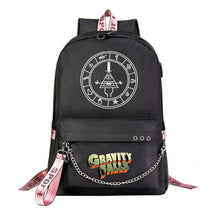 Cartoon Strange Town Youth Student School Bag Men's And Women's Leisure Travel Backpack
