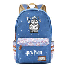 School Of Witchcraft And Wizardry Youth Student Backpack, Floral Canvas, Female Backpack